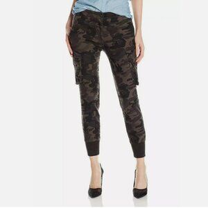 James Jeans Camouflage Boyfriend Cargo Combat Skinny Jogger Ankle Pant